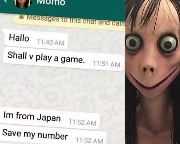 Dangers of the Momo Challenge 'Suicide Game' to Kids - chat