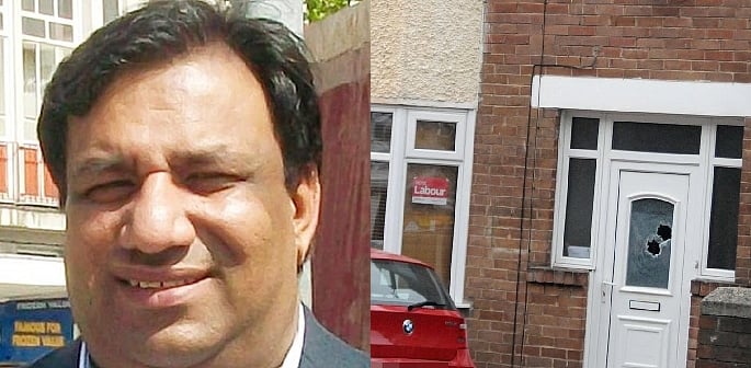 Gunshots fired at Councillor Mohammad Maroof's Home f