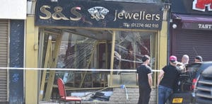 Asian Jewellers victim of Daytime Ram Raid f