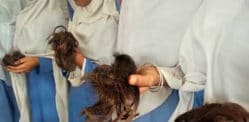 Lady Teacher cuts off Hair of Students in Pakistan f