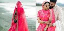 Sabyasachi Bride wears the Most Spectacular Pink Lehenga