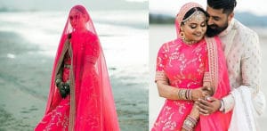 Sabyasachi Bride wears the Most Spectacular Pink Lehenga f