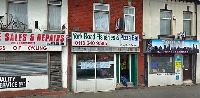 Grandmother threatens Man with Knife in Fish Shop Fight f