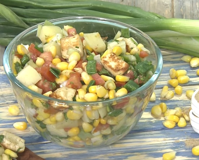 7 Indian Salad Recipes ideal for Summer - paneer