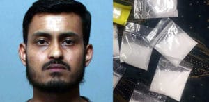 Abhijit Suklabaidya caught with 58 wraps of Heroin and Cocaine f