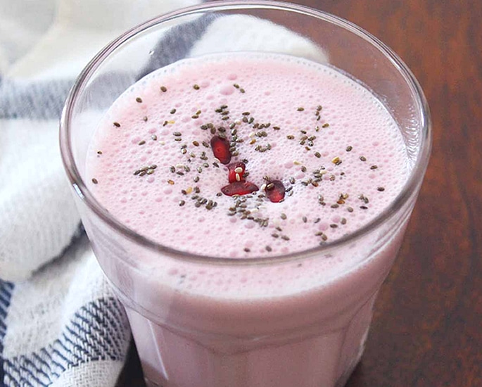 7 Refreshing Indian-Style Smoothie Recipes to Make at Home - pomegranate