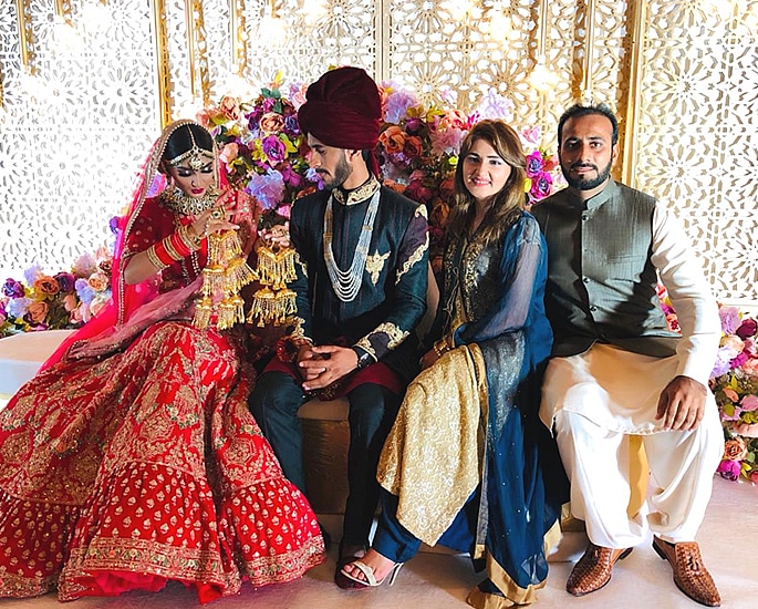Cricketer Hasan Ali and Shamia Arzoo get Married in Dubai 2