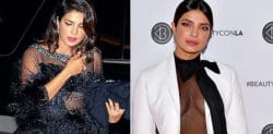 Priyanka Chopra slays in Black Dress and White Suit