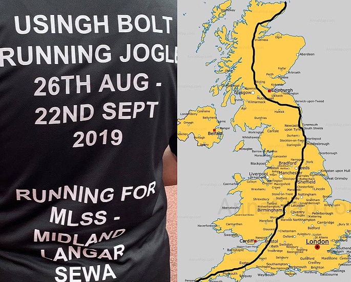 Usingh Bolt: The JOGLE Running Challenge 2019 - IA 4.1