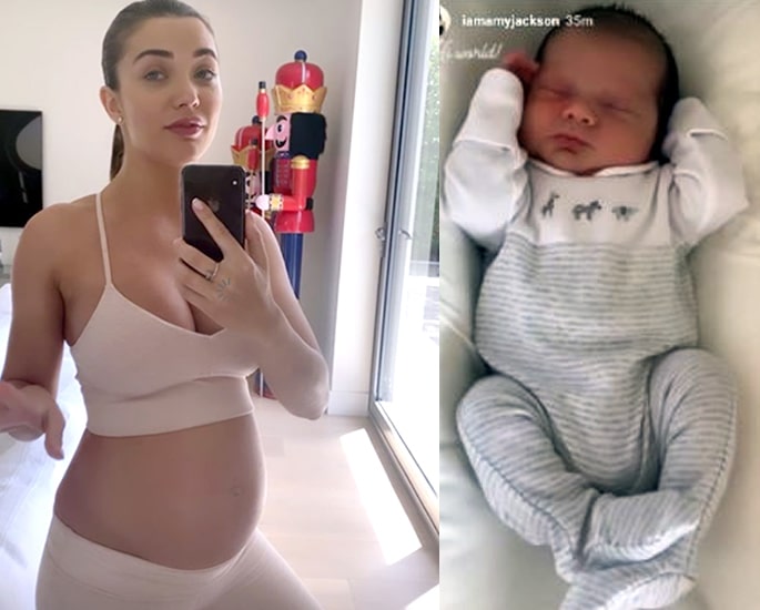 Amy Jackson & Hubby reveal First Photo of Baby Son - amy