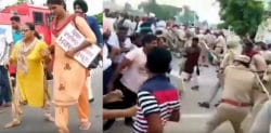 Indian Teachers Beaten and Water Cannoned by Police