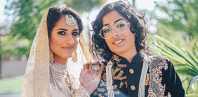 Pakistani and Indian Same Sex Couple get Married f