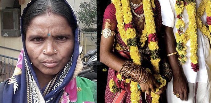 Daughter's Love Marriage forces Indian Mother to Feed Village f