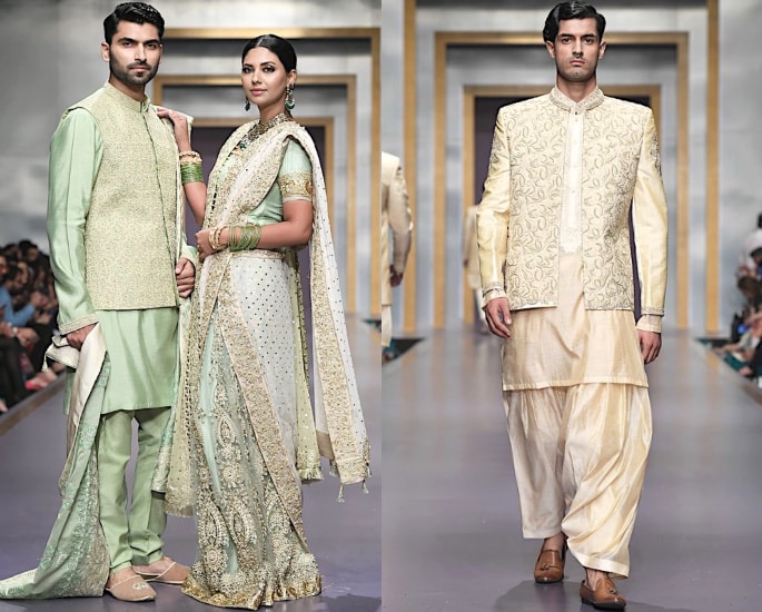 Pakistan Fashion Week shines with Catwalk Stars - Nauman 1