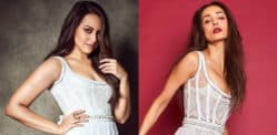 Sonakshi Sinha opts for Same White Dress as Malaika Arora