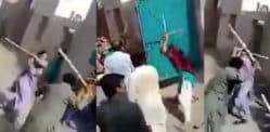 Violent Stick Fight erupts with Women and Men in Pakistan