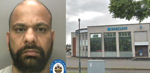 Bank Robber jailed who Threatened to Slit a Customer's Throat f