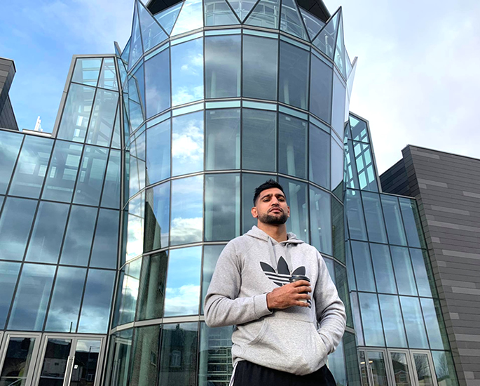 Boxer Amir Khan says Work to Begin on his £5m Wedding Venue - outside