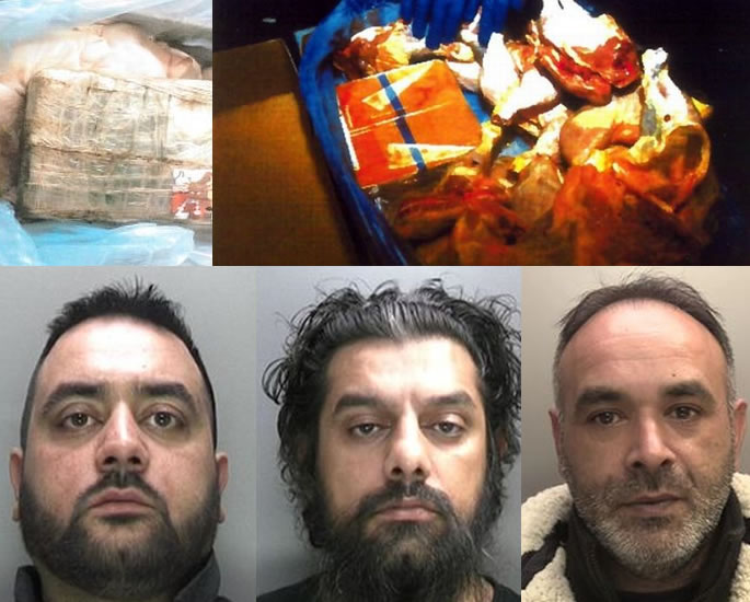 Gang busted for Smuggling £5m Drugs hidden in Chicken - gang