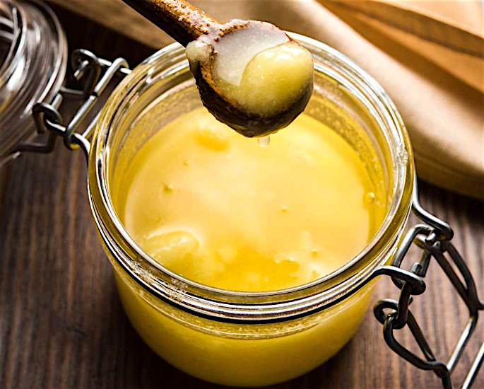 Ghee and Clarified Butter Health and Beauty Benefits - jar