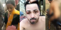Indian Harasser of Girl stripped Naked & Forced on Bike