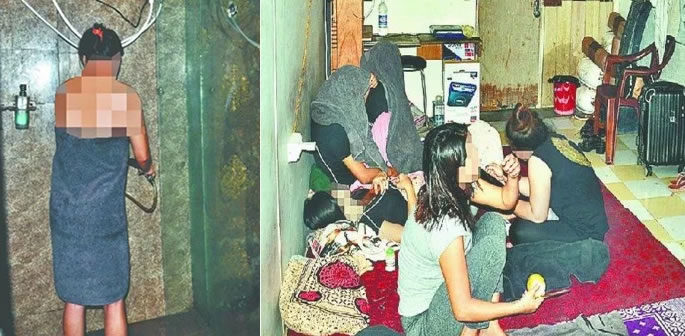 भारतीय स्पा केंद्रों में वेश्यावृत्ति और सेक्स रैकेट के लिए छापे गए च