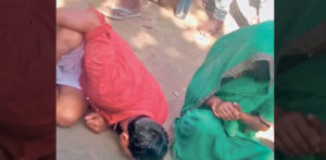 Indian Youth and Woman Beaten and Spat on for Affair f