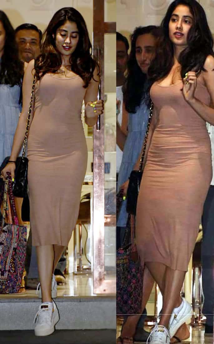 Janhvi Kapoor gets Trolled for wearing Bodycon Dress - salon