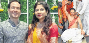 Spanish Man marries Indian Bride in Traditional Ceremony f