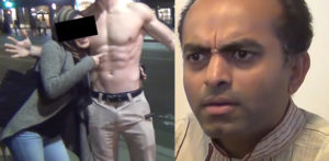 US Pakistani Man reacts badly to Wife flirting with Bodybuilder f
