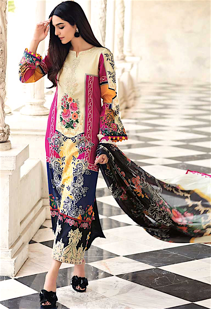 10 Top Pakistani Designers famous for Lawn Collections - gul ahmed1