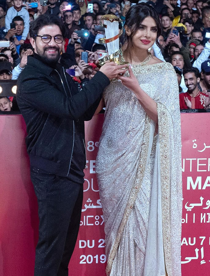 Priyanka Chopra is Honored at Marrakech Film Festival - award