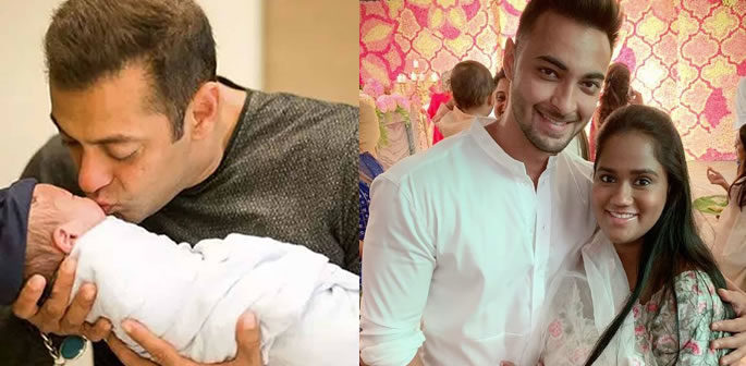 Uncle Salman Khan welcomes New Baby Niece Ayat f