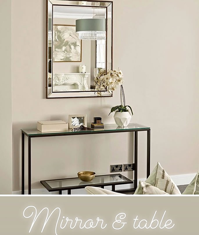 Faryal Makhdoom selling 'Bespoke' Furniture on Instagram - mirror table (1)