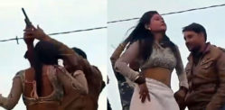 Indian Man shoots Celebratory Gunfire with Dancer