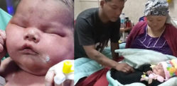 Whopping 5.9kg Baby Born to Indian Couple