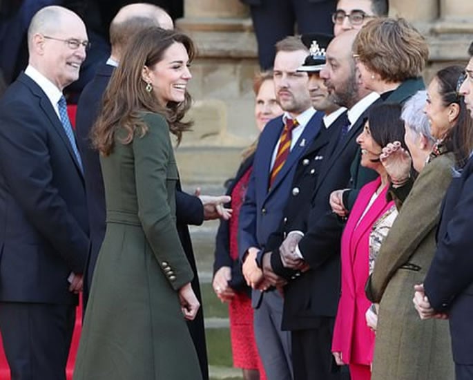 William & Kate visit MyLahore in Bradford - meeting
