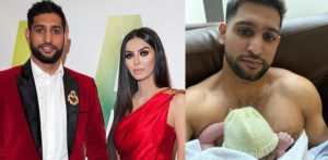 Amir Khan and Faryal Makhdoom welcome their Baby Boy f