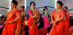 Indian Bride makes Dancing Entrance to Her Own Wedding f