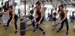Deepika does the ‘Lungi Dance’ during Battle Rope Training
