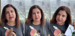 Farah Khan reacts Angrily at Celebrity Home Fitness Videos