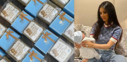 Faryal Makhdoom sparks Equality Debate with Sweets for Son