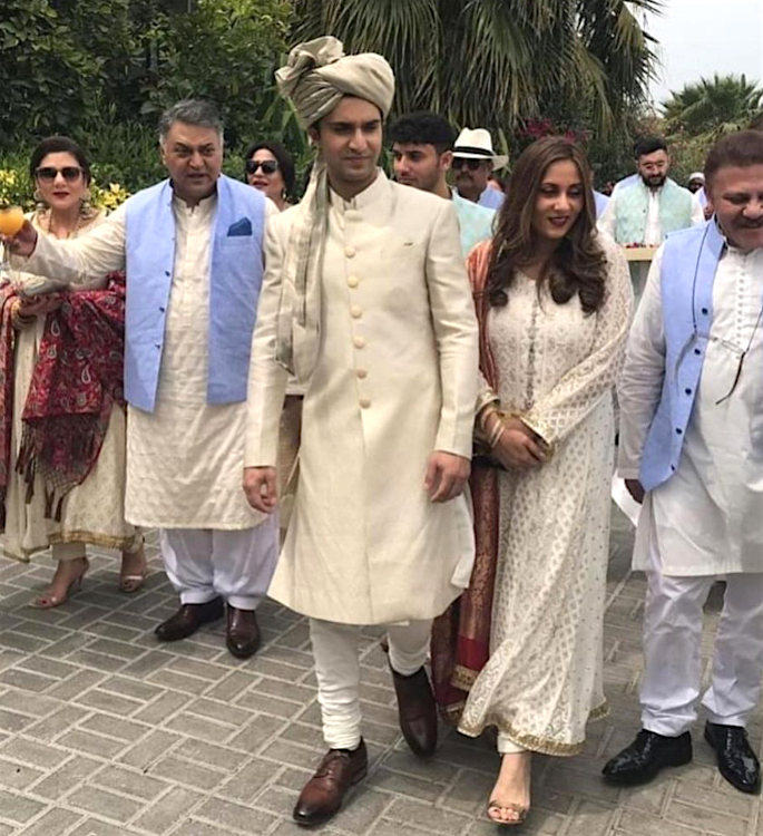 TV stars Sajal Ali & Ahad Raza Mir get Married in Abu Dhabi - baraat