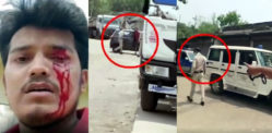Indian Policeman beats Man taking Niece to Hospital