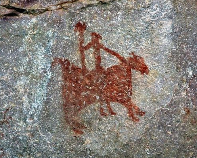 10 Best Indian Cave Paintings - Adamgarh Rock Shelters2