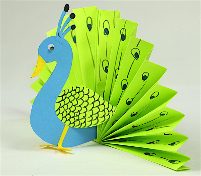 12 Indian Arts & Crafts you can Learn at Home - Peacock Craft