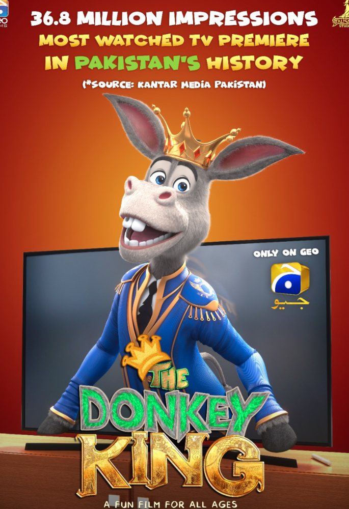 ‘The Donkey King’ makes History on Pakistani Television - poster