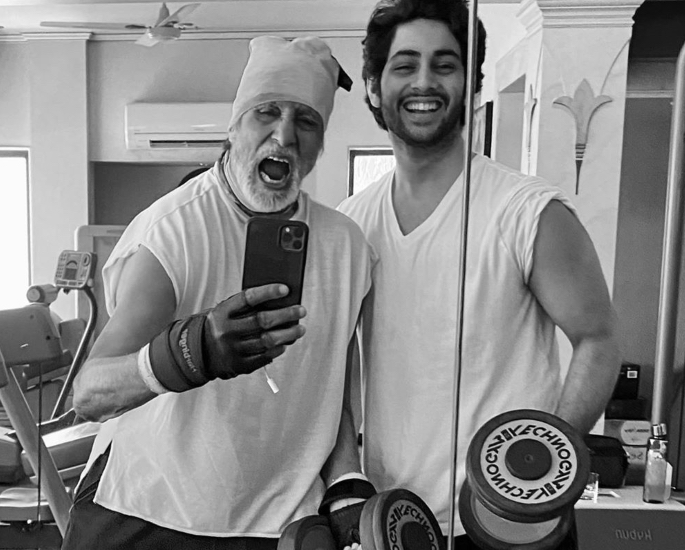 Amitabh Bachchan’s grandson Agastya Nanda to make Bollywood Debut? - gym
