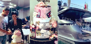 Faryal Makhdoom celebrates Birthday on Luxury Yacht in Dubai f