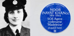 Noor Inayat Khan WWII British Spy honoured with Blue Plaque